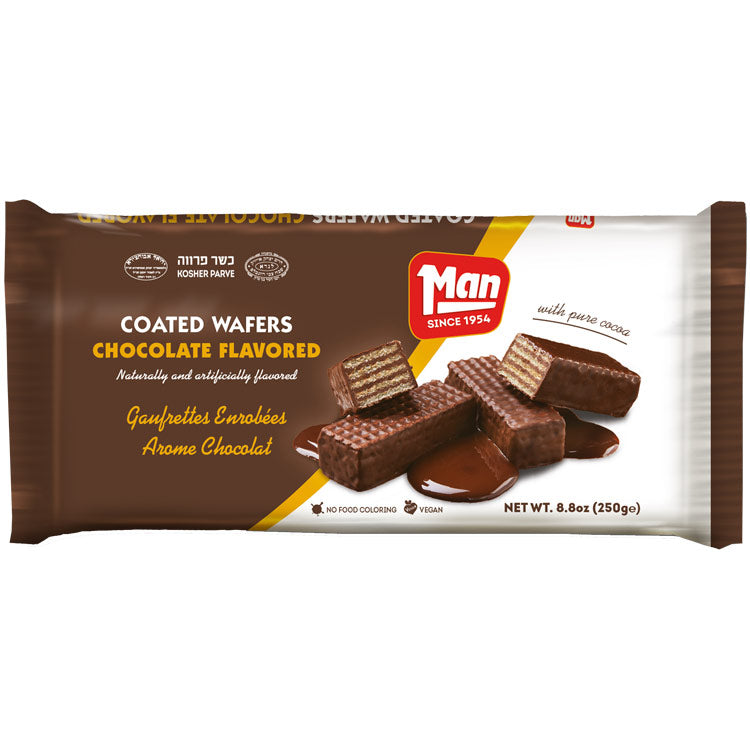Man Wafer Gaufrettes Chocolate Coated 250G