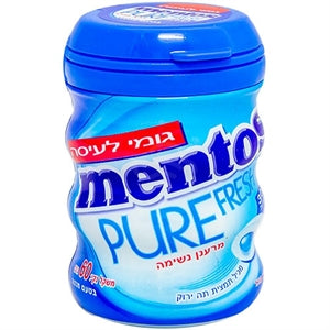 MENTOS GUM BOTTLE MED PEPPERMINT 30PC (BLUE) 60G