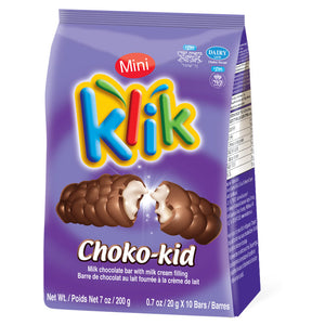 Klik Chocolate Bars Multi Pack Choco Kid 200g