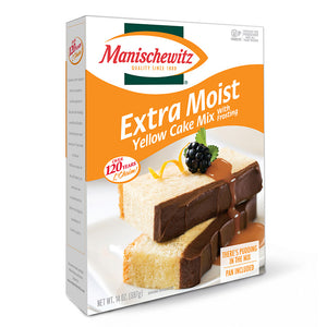 MANISCHEWITZ CAKE MIX EXTRA MOIST YELLOW 396G
