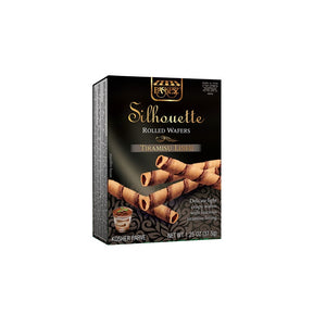 PASKESZ SILHOUETTE ROLLED WAFERS TIRAMISU LINED 37.5G X 12