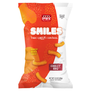 PASKESZ SMILES CHEEZY LARGE BARBECUE 80G X 12
