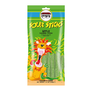 PASKESZ SOUR STICKS APPLE 100G X 24