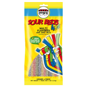 PASKESZ SOUR BELTS 4X4 MULTI COLOURED 115G X 24