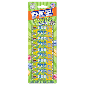 PASKESZ PEZ REFILLS SOUR 10 PACK 82G X 24
