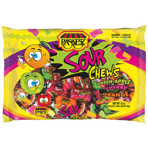 PASKESZ LOLLIES SOUR CHEWS 453GR X 24