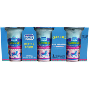 PASKESZ COTTON CANDY BLUE RASPBERRY & STRAWBERRY 3PK 60G X 20