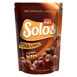PASKESZ SOLOS CARAMEL UNWRAPPED BITES BAG 141GR X 10