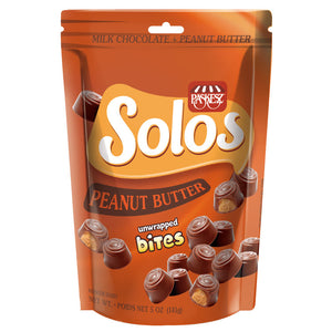 PASKESZ SOLOS PEANUT BUTTER UNWRAPPED BITES BAG 141GR X 10