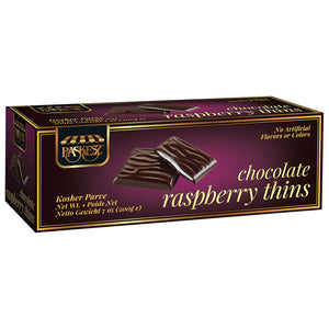 PASKESZ THINS RASPBERRY CHOCOLATE GIFT BOX 200G X 24