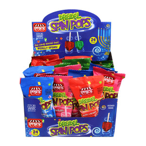 PASKESZ DREIDEL SPIN POPS STRAWBERRY 13G X 24