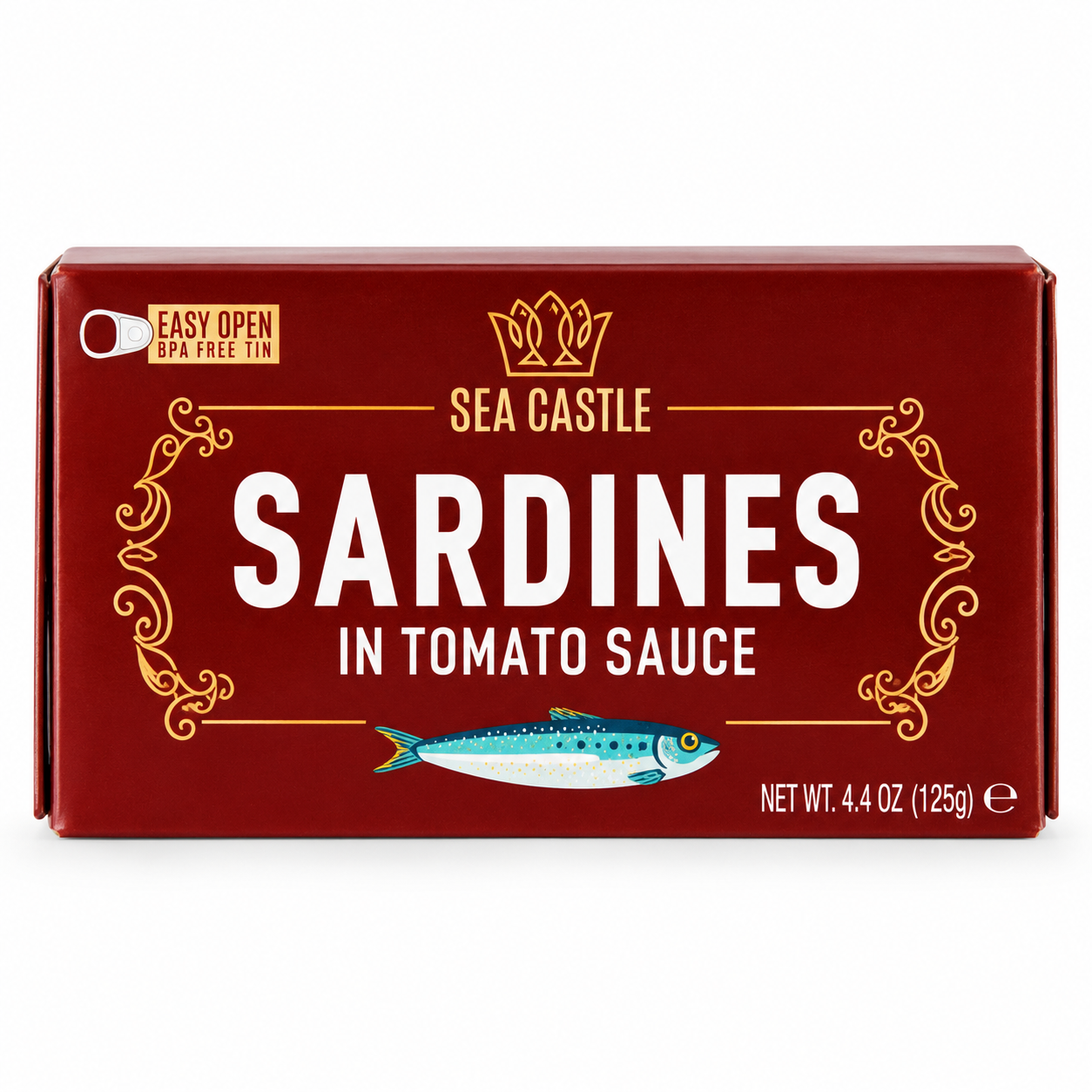 SEA CASTLE SARDINES IN TOMATO SAUCE 125G X 12