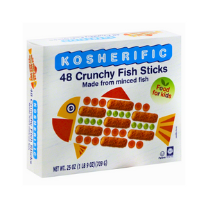 KOSHERIFIC FISH STICKS 48PCS 709G X 12
