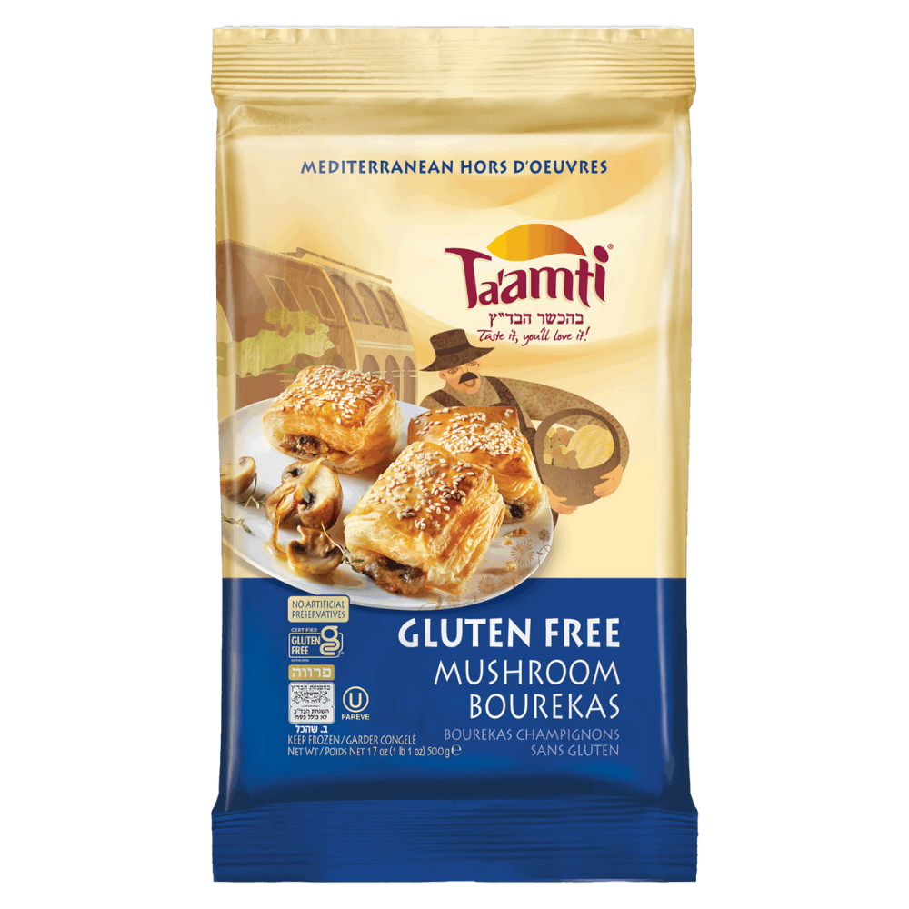 TA'AMTI BOREKAS MUSHROOM GLUTEN FREE 500G X 12