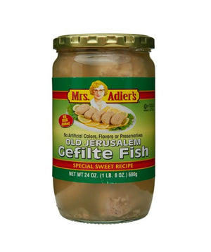 MRS ADLER GEFILTE FISH OLD JERUSALEM 680G X 12
