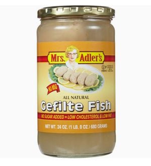 MRS ADLER GEFILTE FISH NO SUGAR 680G X 12