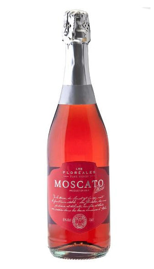 LES FLOREALES WINE MOSCATO ROSE 750ML