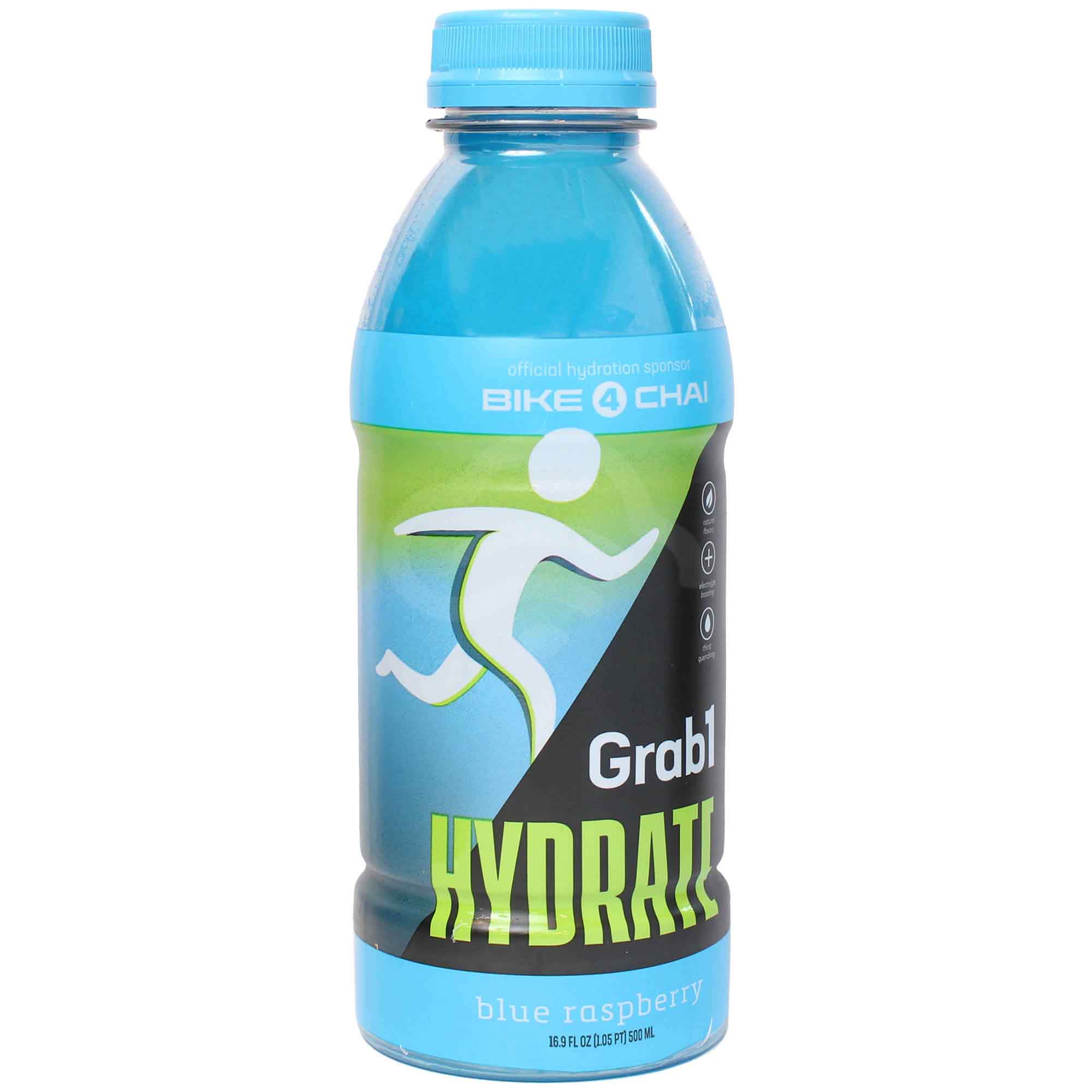 GRAB1 DRINK HYDRATE BLUE RASPBERRY 500ML x 12