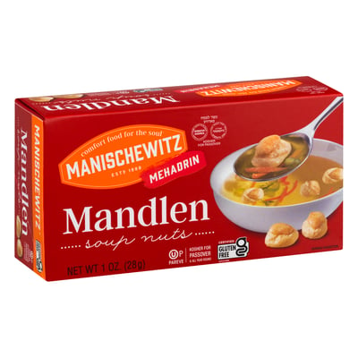 MANISCHEWITZ MANDLEN SOUP NUTS MEHADRIN 28G