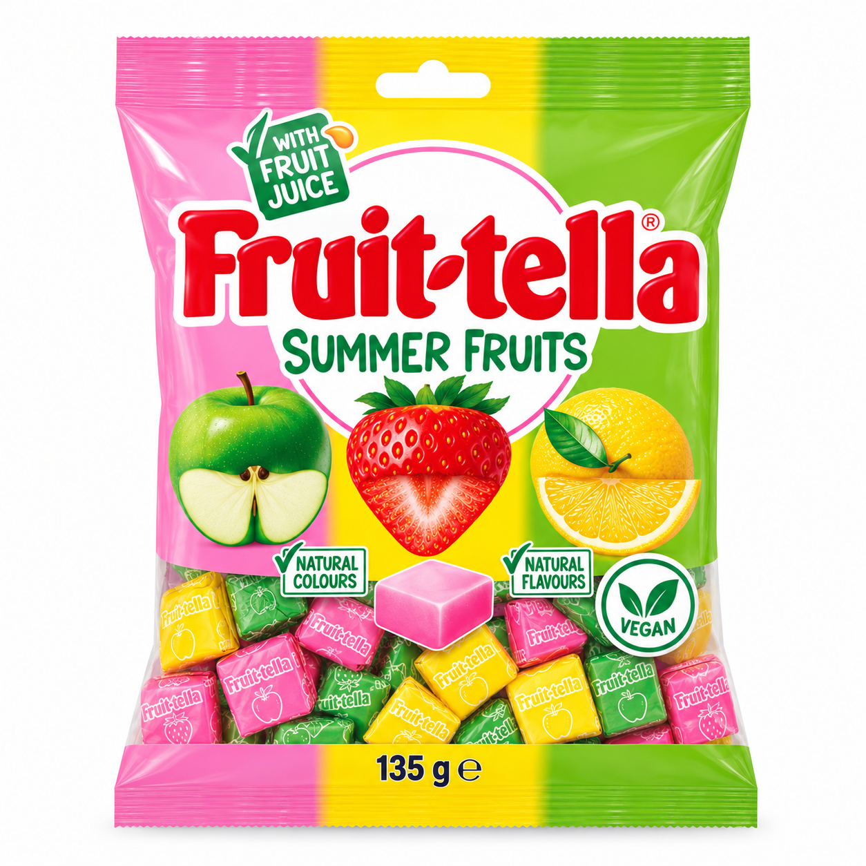 FRUITTELLA SUMMER FRUIT 135G x 12