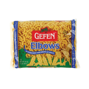 GEFEN PASTA ELBOW MACARONI 454G X 20