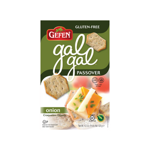 GEFEN GAL GAL CRACKERS ONION KLP 120G X 12