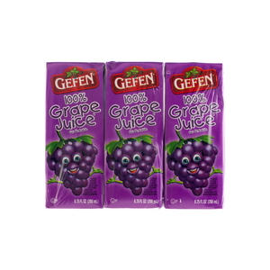 GEFEN GRAPE JUICE PRIMA 3 PACK 200ML X 9