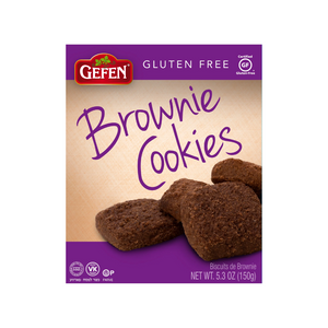 GEFEN BROWNIE COOKIES GLUTEN FREE KLP 150G X 12