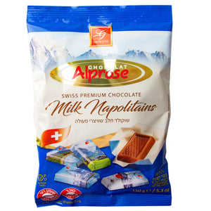 ALPROSE SWISS NAPOLITAINS MILK 150G X 24