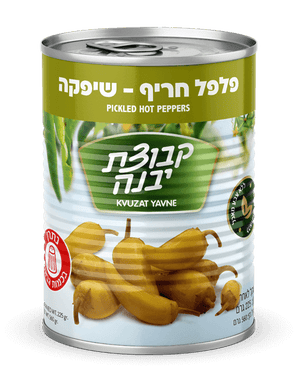 KVUZAT YAVNE HOT PEPPERS 540G X 12