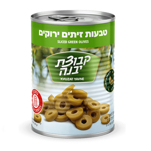 KVUZAT YAVNE OLIVES GREEN SLICED 540G X 12