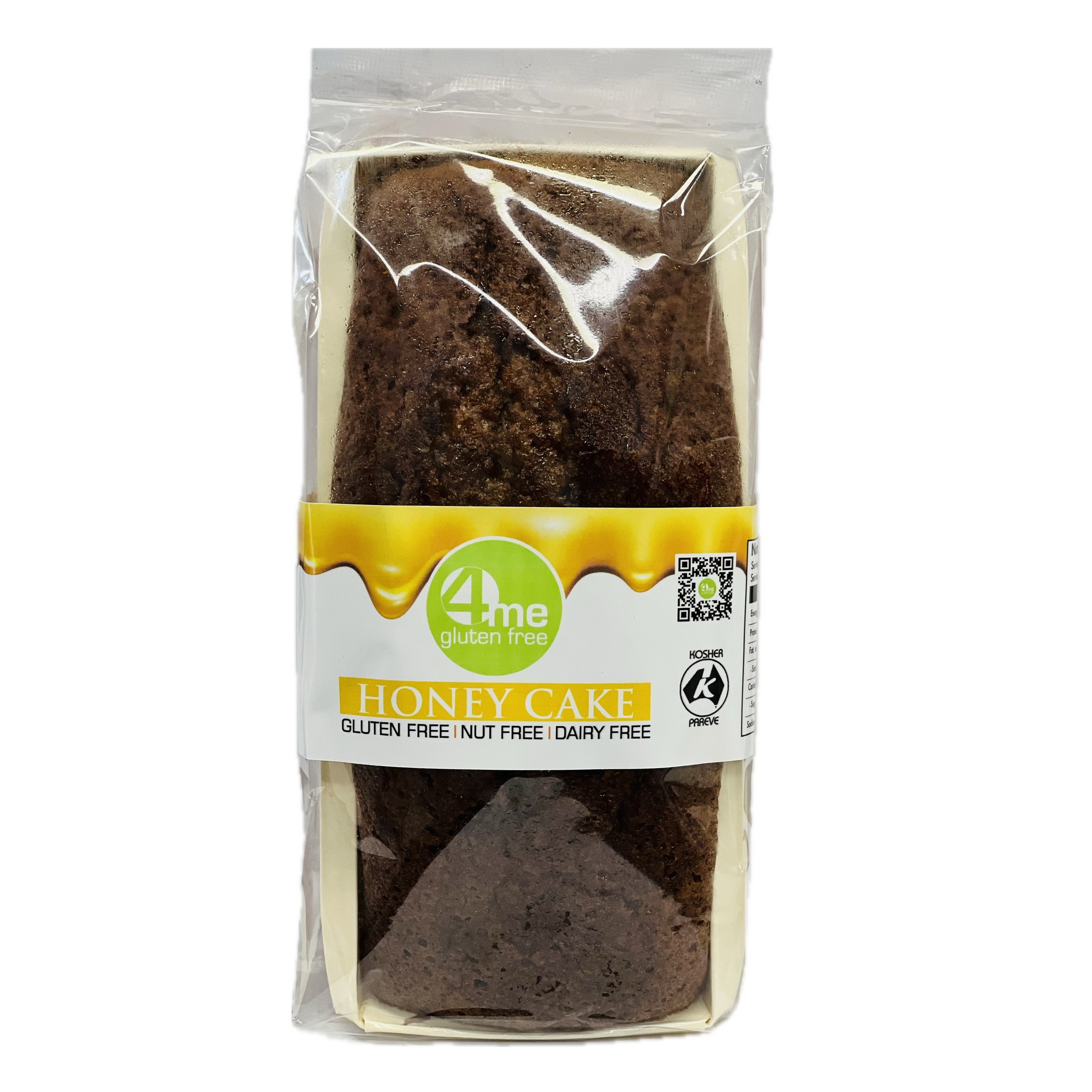 4ME GLUTEN FREE CAKE LOG HONEY 300G  X 12