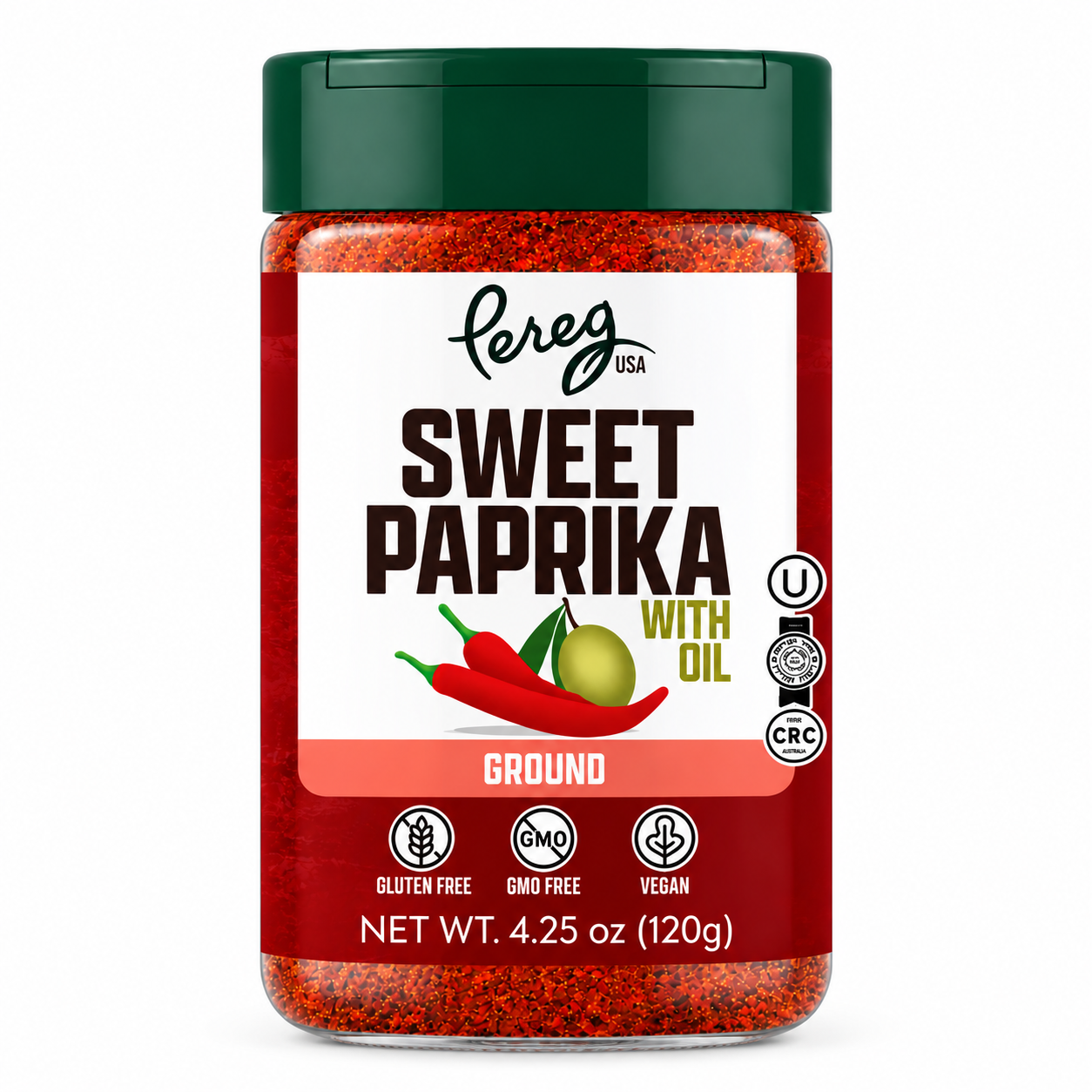 PEREG SPICES PAPRIKA SWEET WITH OIL 120 G X 6