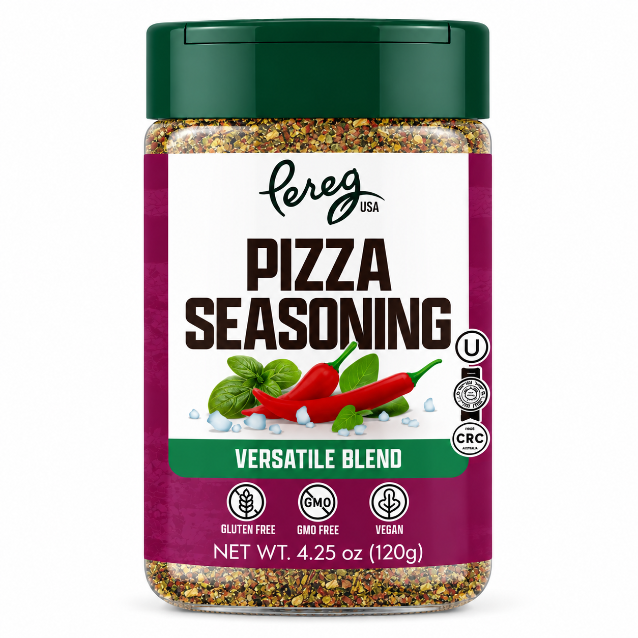 PEREG SPICES MIXED PIZZA SEASONING 120 G X 6