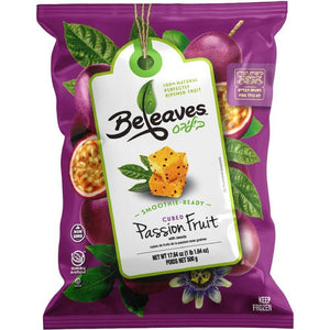 BELEAVES FROZEN PASSIONFRUIT CUBED 500G X 12