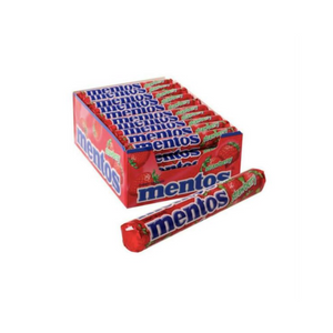 MENTOS ROLLS 40 STRAWBERRY 37.5G X 40