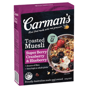CARMANS MUESLI SUPERBERRY 500G (M6B) X 6