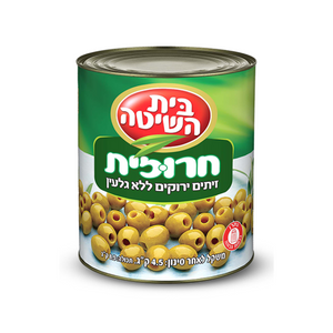 BEIT HASHITA OLIVES GREEN PITTED BULK 5KG X 1