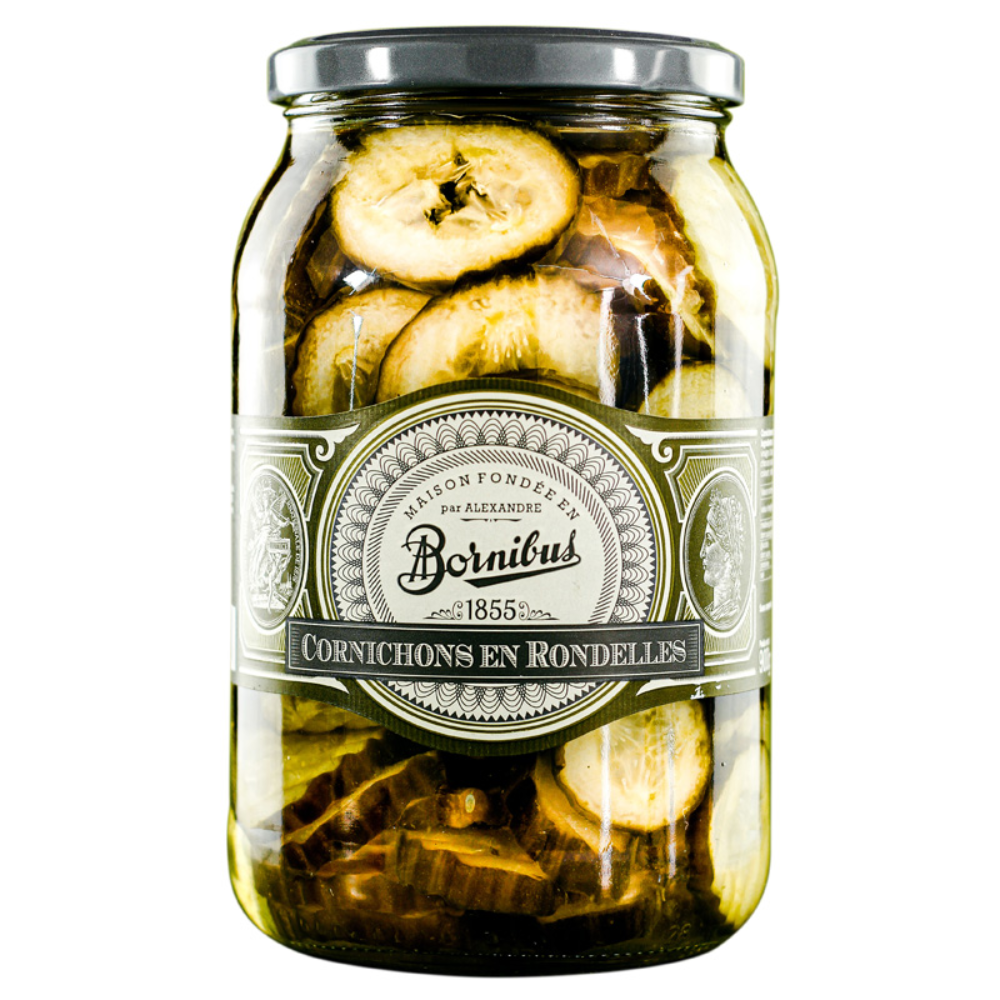 BORNIBUS SLICED PICKLES 900G X 6