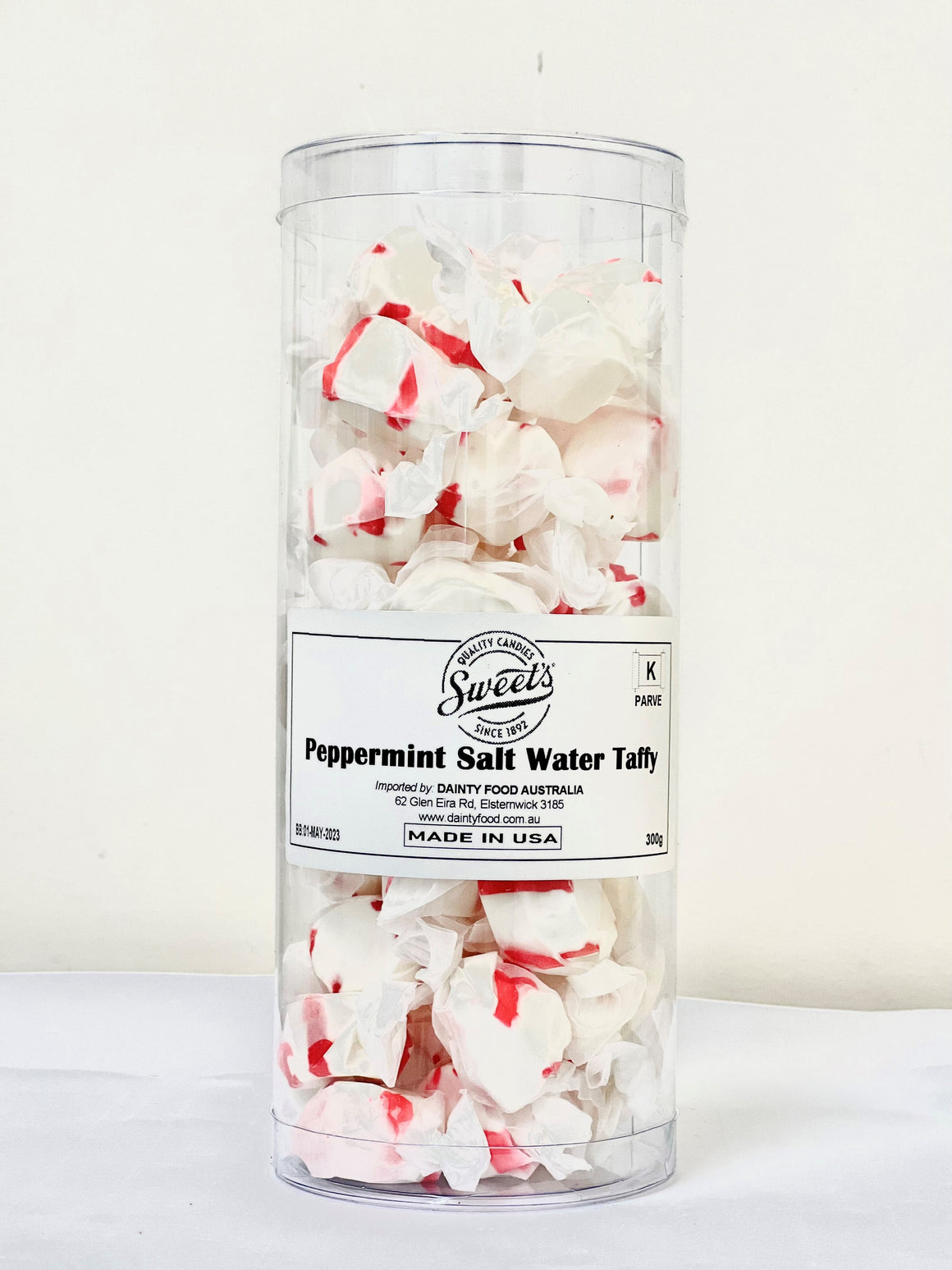 SWEETS TAFFY PEPPERMINT 300G