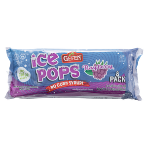 GEFEN ICE POPS RASPBERRY 8PK KLP X 12