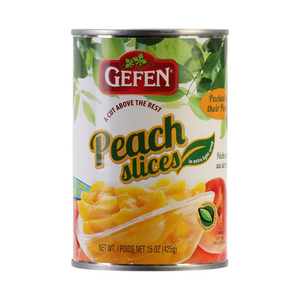 GEFEN PEACHES SLICED 432G X 24