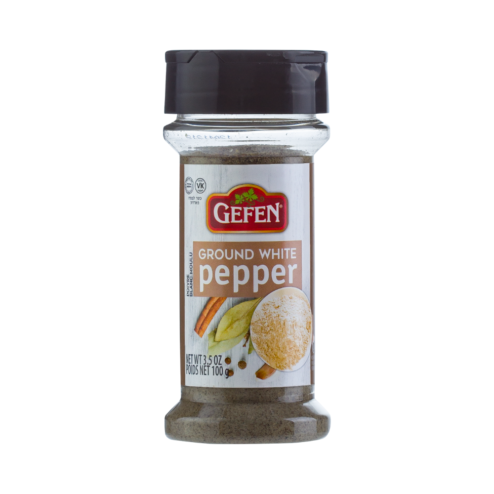 GEFEN SPICES WHITE PEPPER GROUND 100G X 24