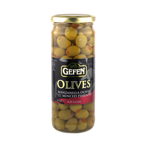GEFEN OLIVES SPANISH MANZANILLA STUFFED 283GR (10OZ) X 12