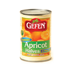 GEFEN APRICOT HALVES 425G X 24