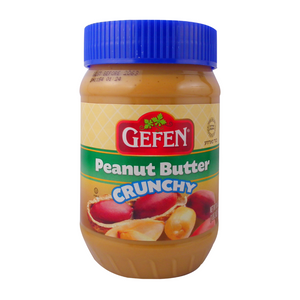 GEFEN PEANUT BUTTER CRUNCHY 18OZ X 12