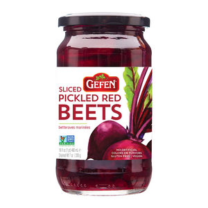 GEFEN BEETS RED PICKLED SLICED JAR 480ML X 12
