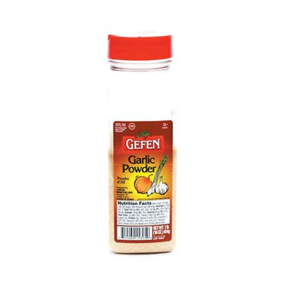 GEFEN SPICES GARLIC POWDER 454G LARGE (1LB) X 12