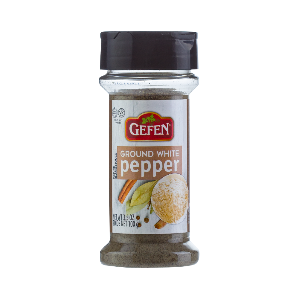 GEFEN SPICES WHITE PEPPER GROUND 99G X 24