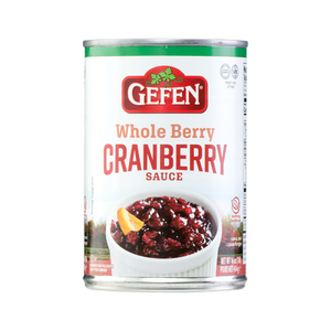 GEFEN CRANBERRY SAUCE WHOLE 454G X 24